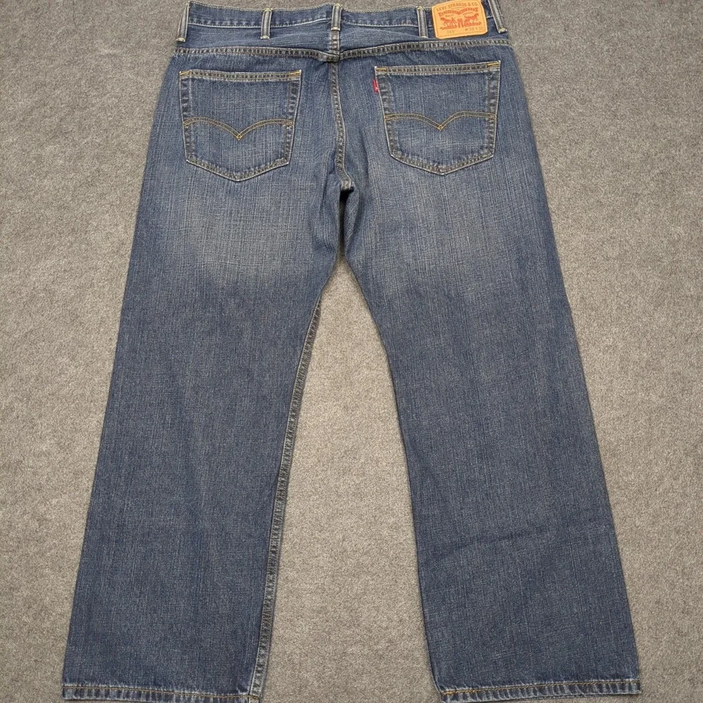 Levi's 569 Jeans Mens‎ W38 L30 Blue Denim Straight Leg Classic Fit